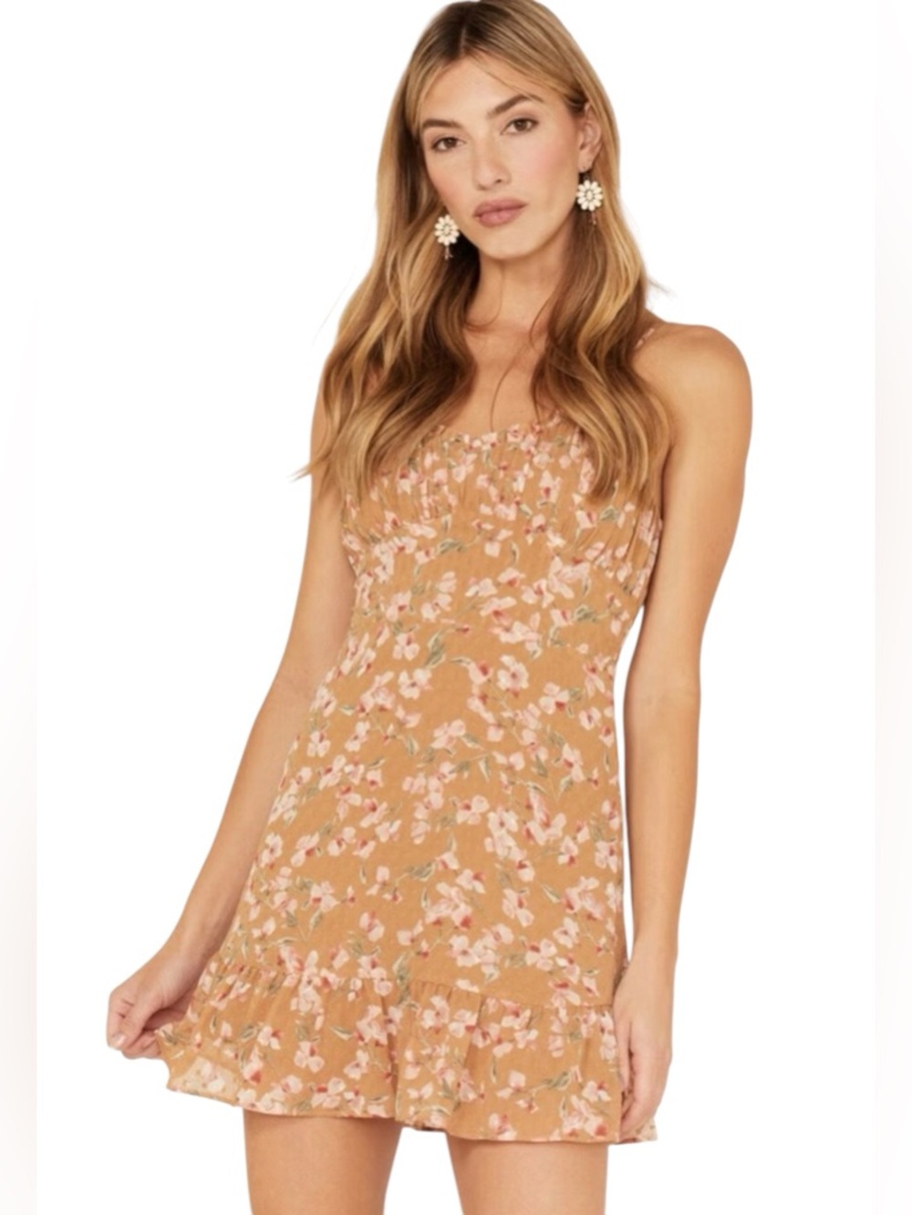 SAGE THE LABEL Floral Mini Dress Size Small